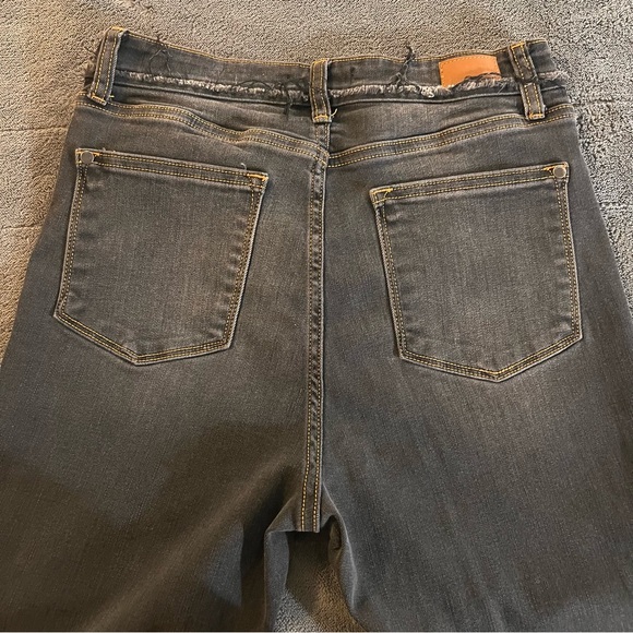 Judy Blue Jeans High Rise Boot Cut Size 9/29 Black Button/zip Fly Raw Hem Black - Picture 15 of 16